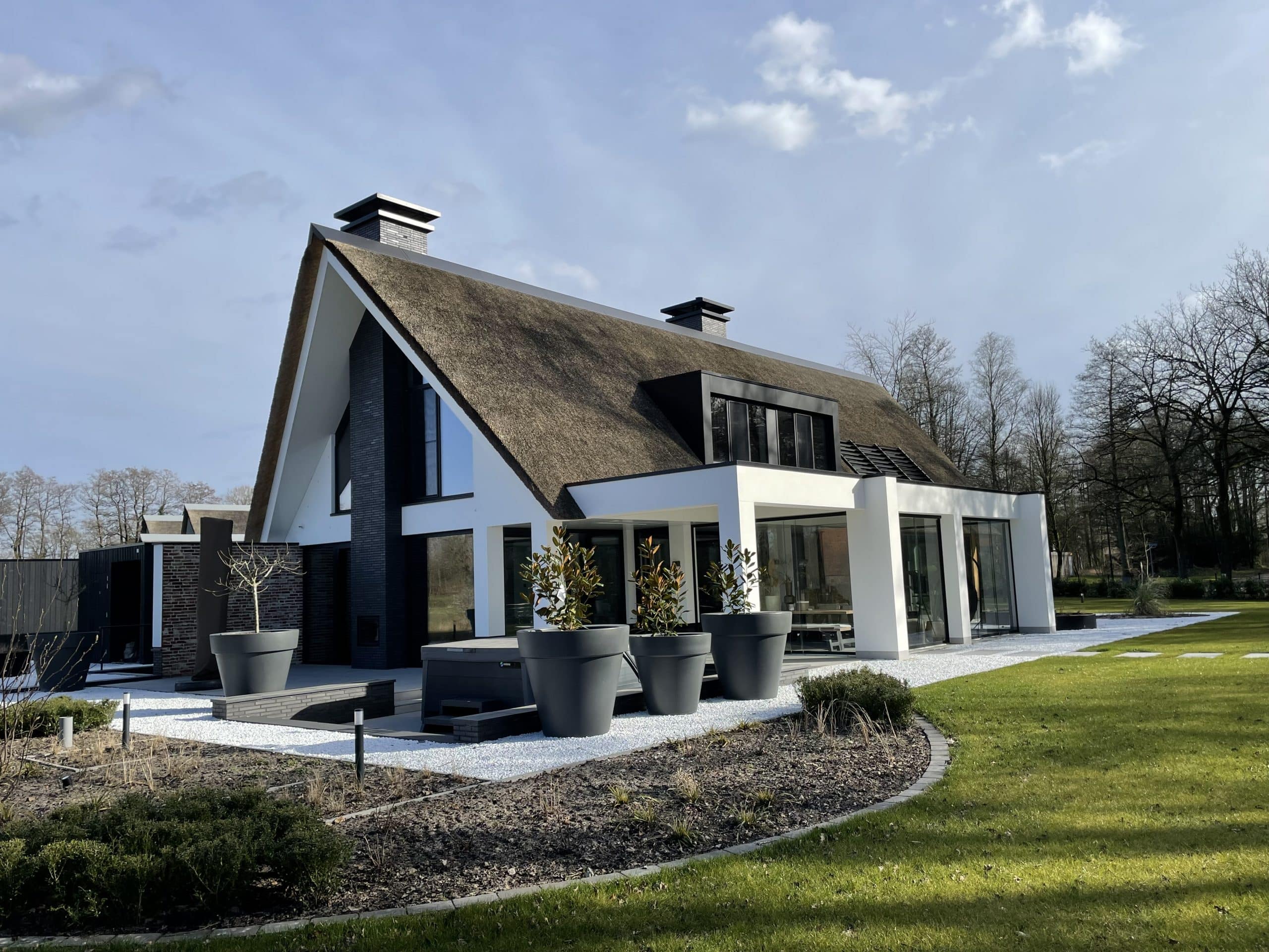 project villa enschede stuc totaal afbouw